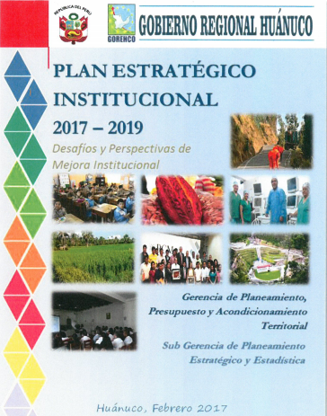 PLAN ESTRATEGICO INSTITUCIONAL 2017-2019